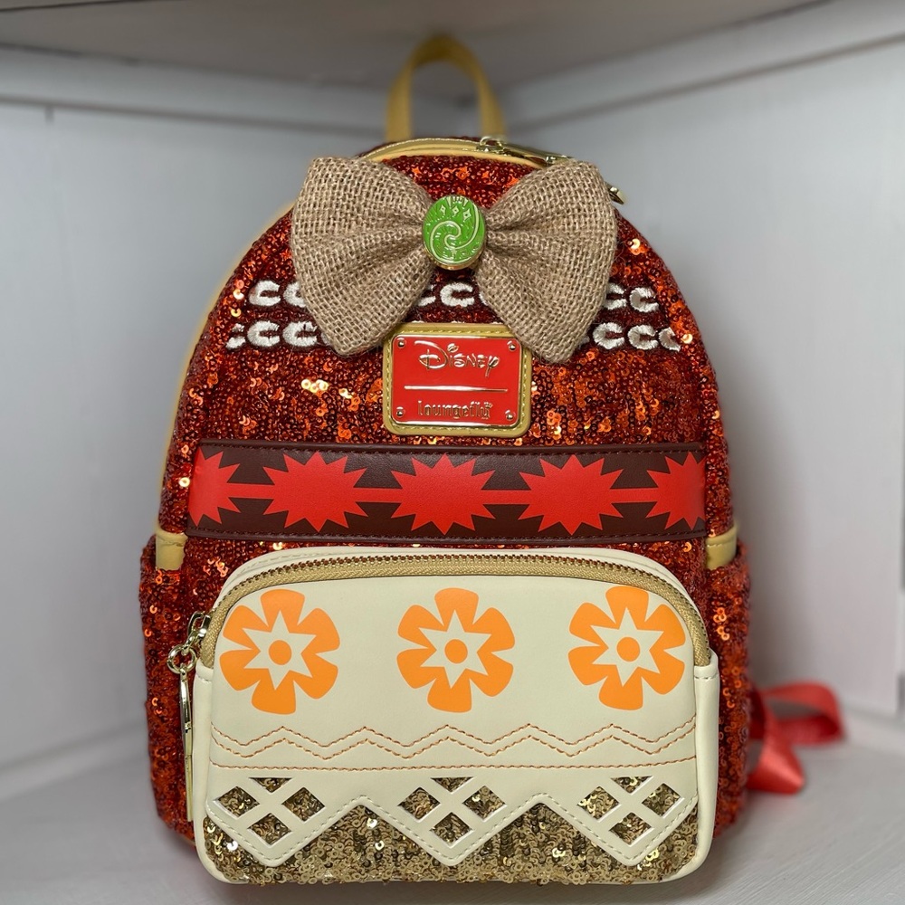Loungefly Disney Moana Sequin Mini Backpack NWT